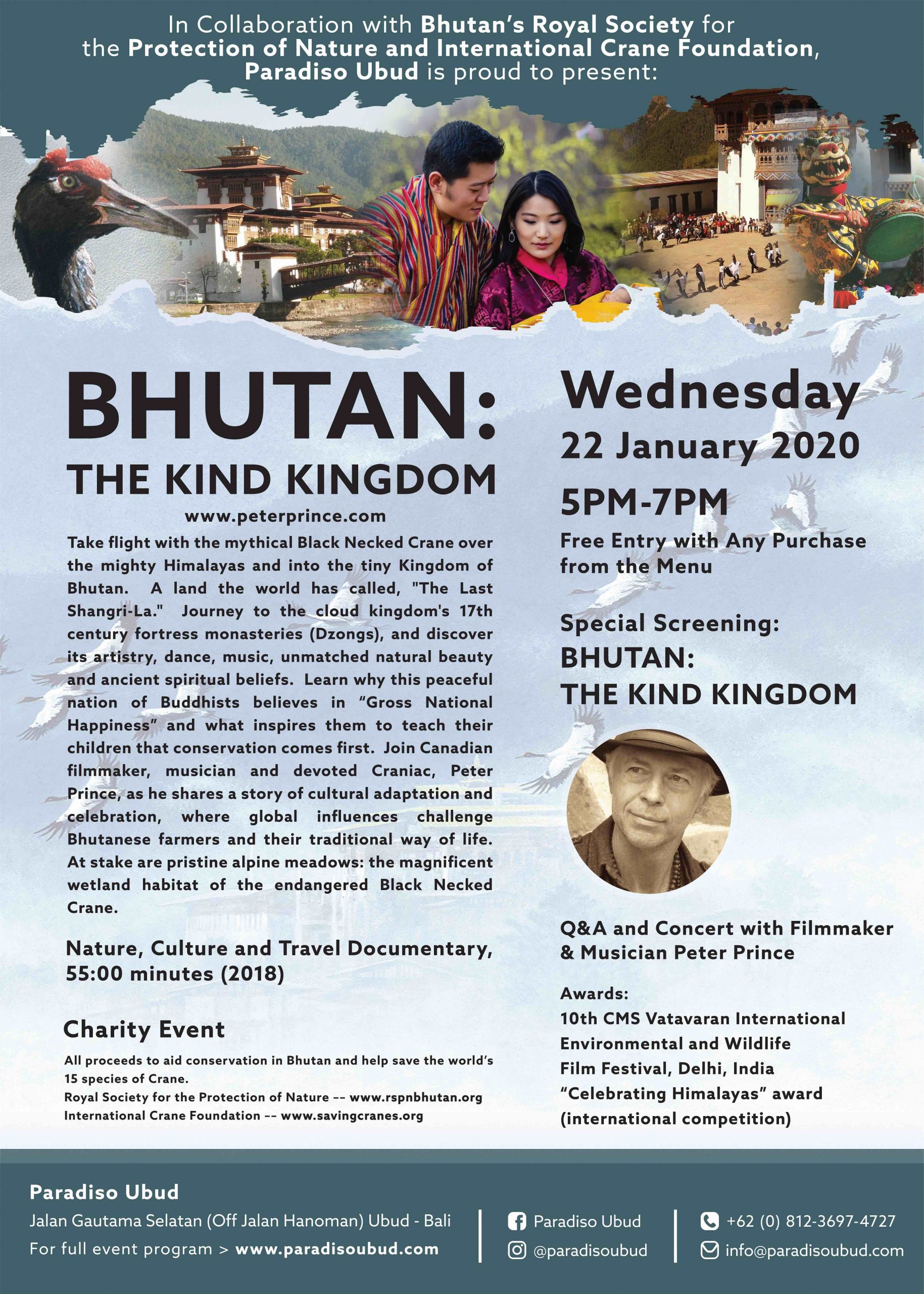 Bhutan, screening, independent film, BC film